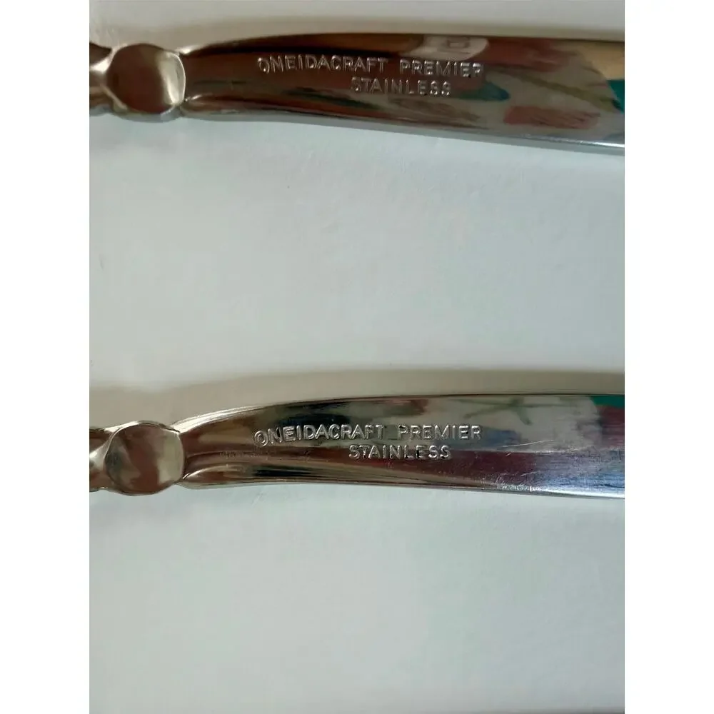 Oneida Shoreline Oneidacraft Glossy Salad Fork Set of 4